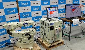 Maintenance of industrial robots installed at Daihen's customers' sites